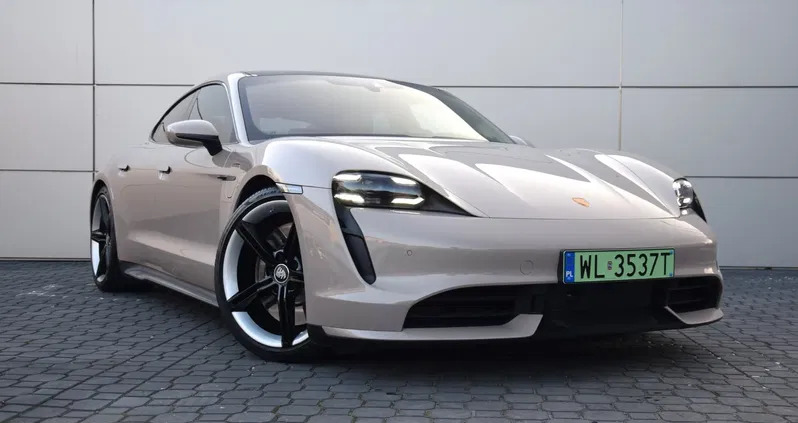 porsche taycan podkarpackie Porsche Taycan cena 690000 przebieg: 13496, rok produkcji 2022 z Międzylesie